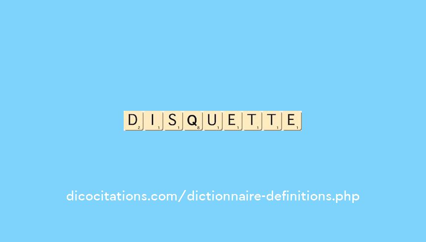 disquette disquette