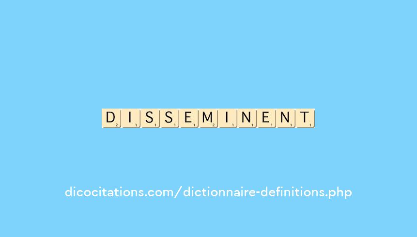 disseminent disseminent