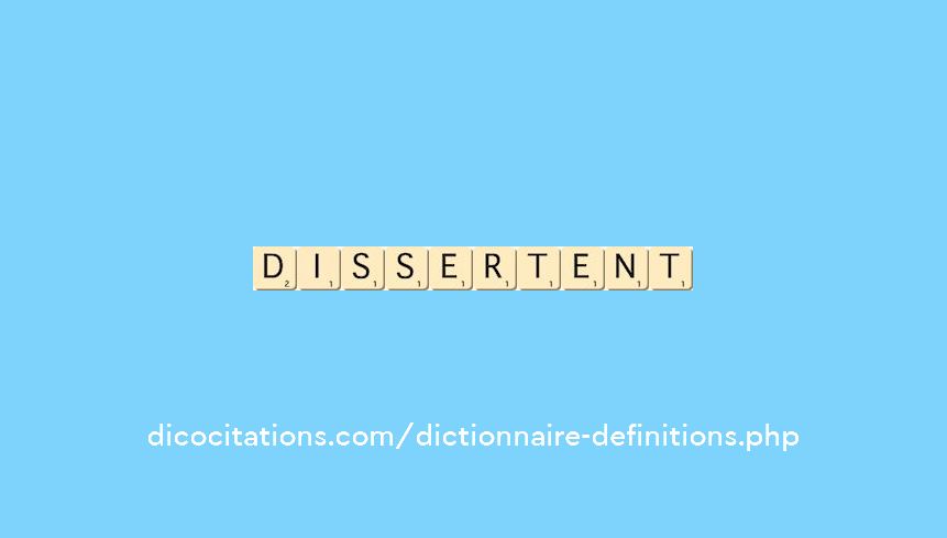 dissertent dissertent