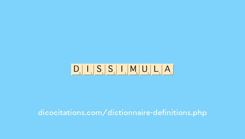 dissimula