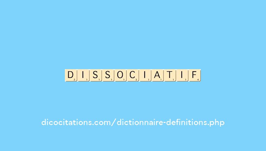 dissociatif dissociatif