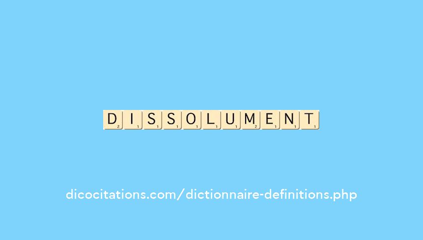 dissolument