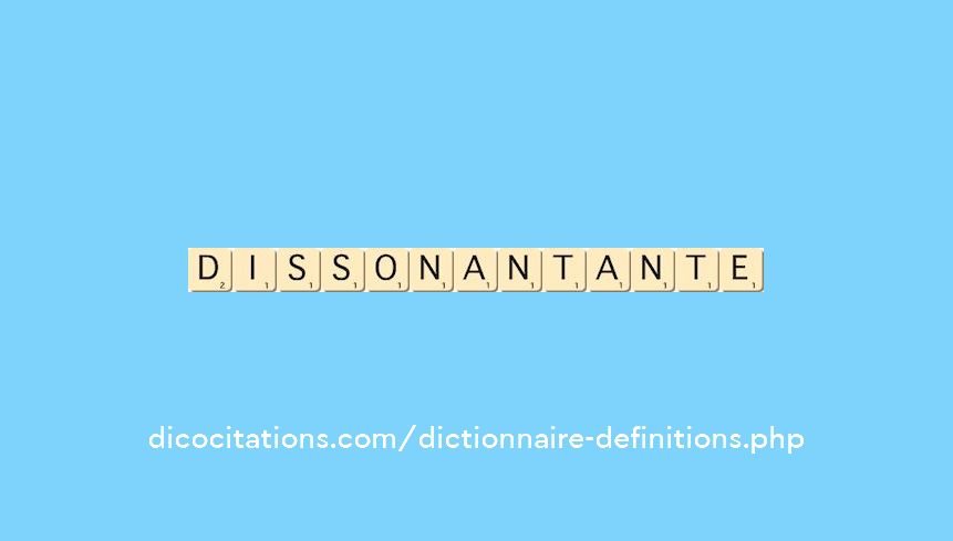 dissonant--ante