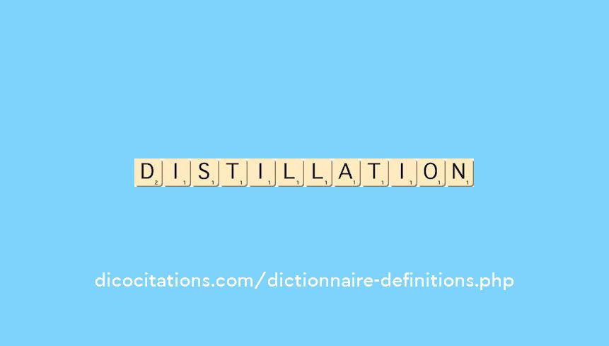 distillation