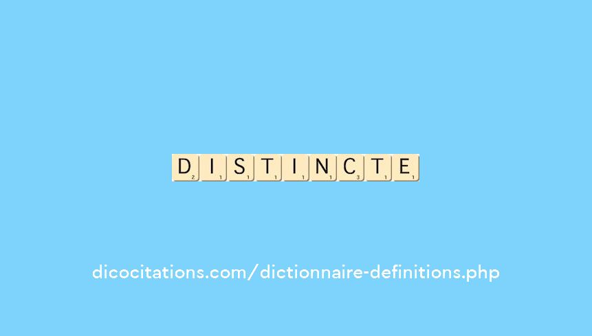distincte