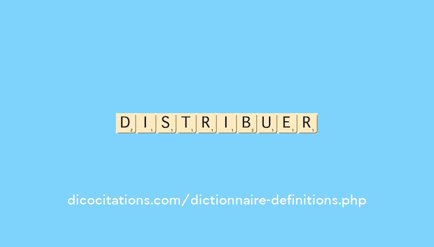 distribuer