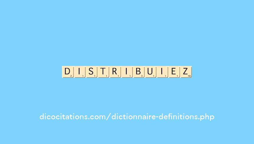 distribuiez