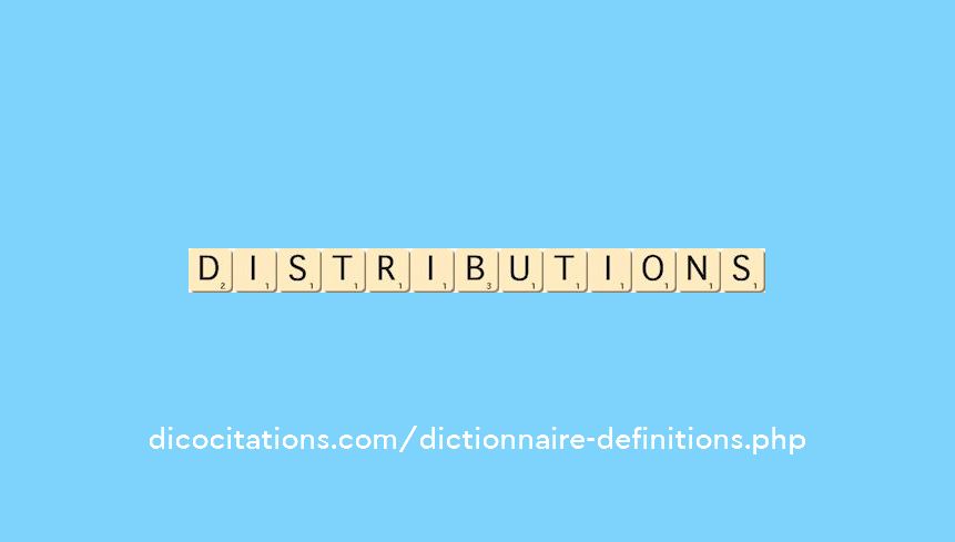 distributions
