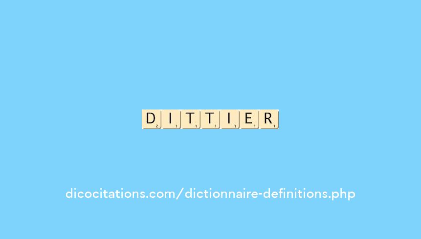 dittier