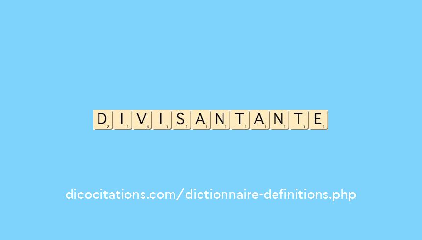divisant--ante