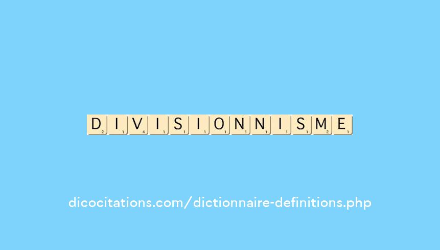 divisionnisme