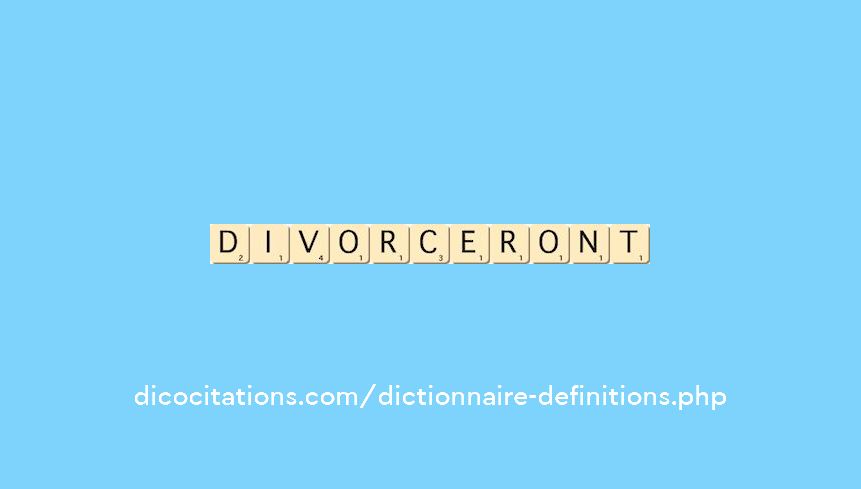 divorceront divorceront