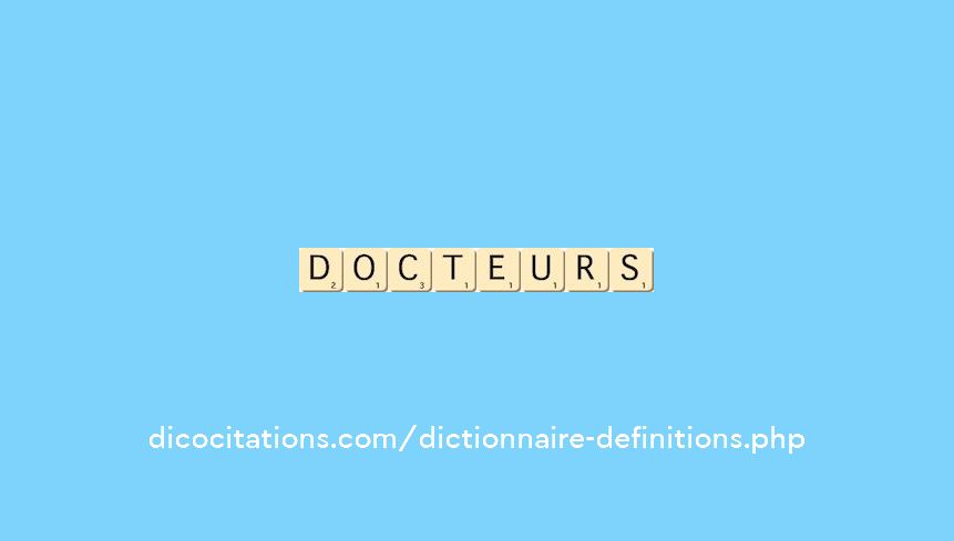 docteurs docteurs