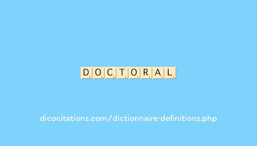 doctoral