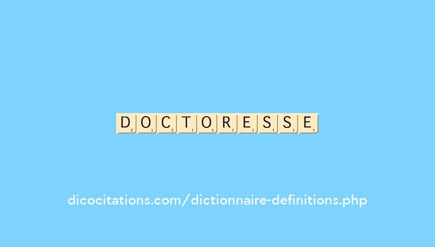 doctoresse doctoresse