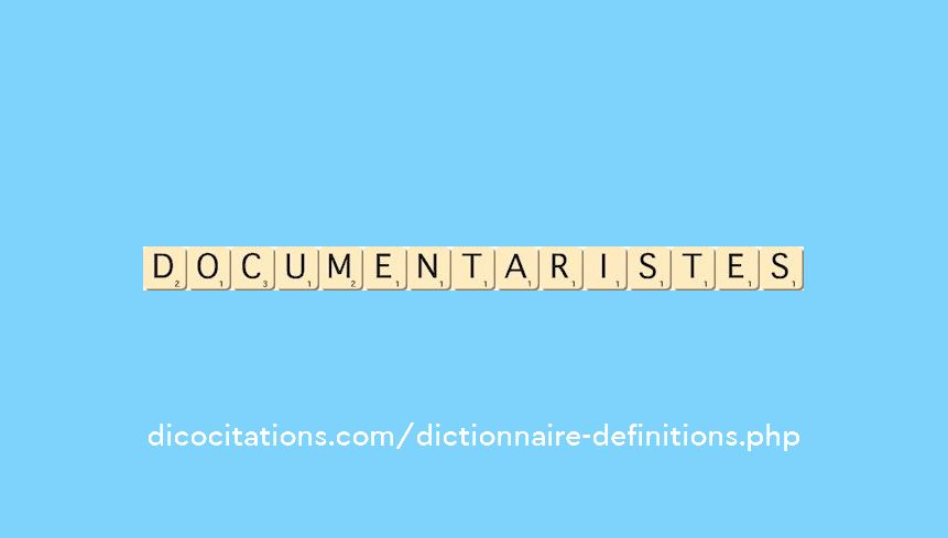 documentaristes documentaristes