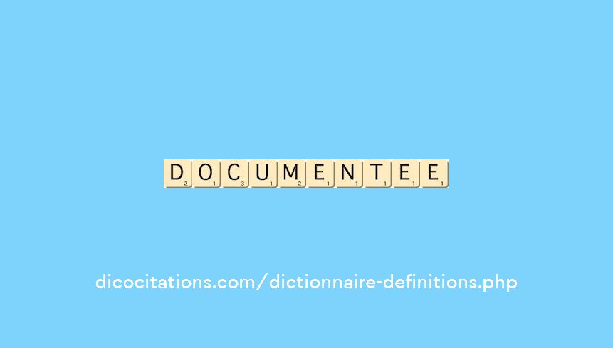 documentee documentee