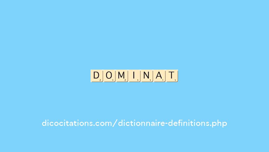 dominat dominat
