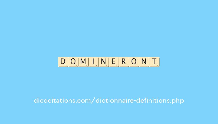 domineront domineront