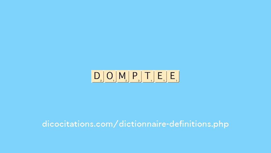 domptee domptee
