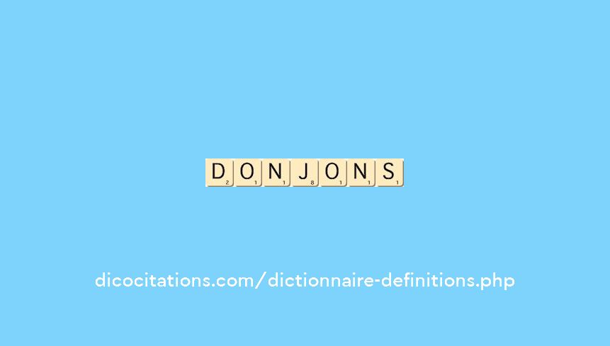 donjons donjons