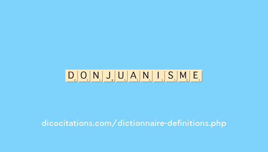 donjuanisme donjuanisme