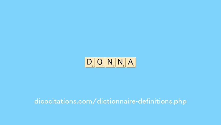 donna donna