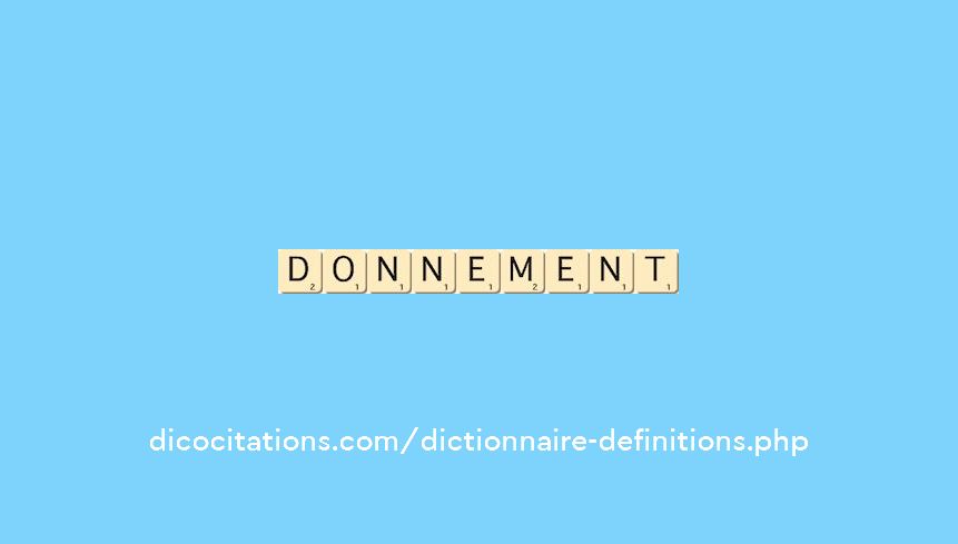 donnement