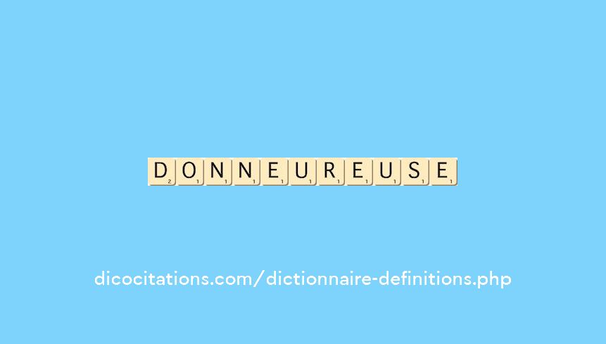 donneur--euse