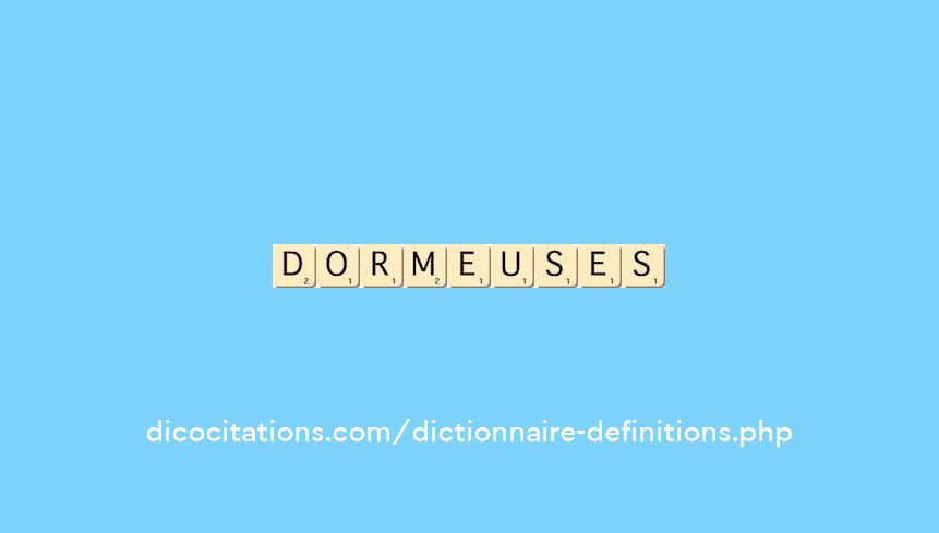 dormeuses dormeuses