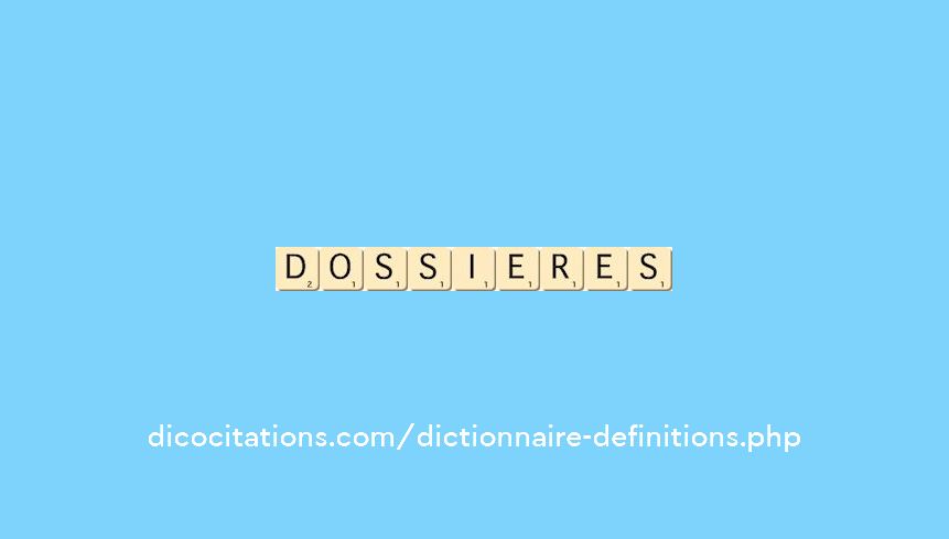 dossieres dossieres