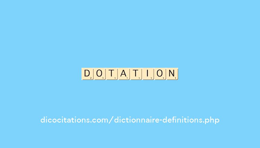 dotation