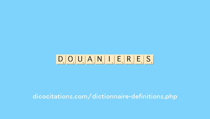 douanieres douanieres