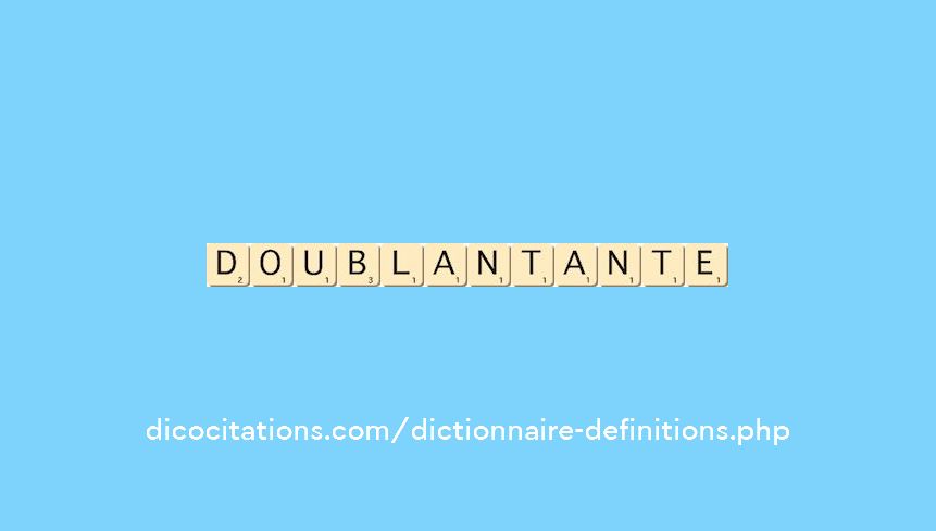 doublant--ante
