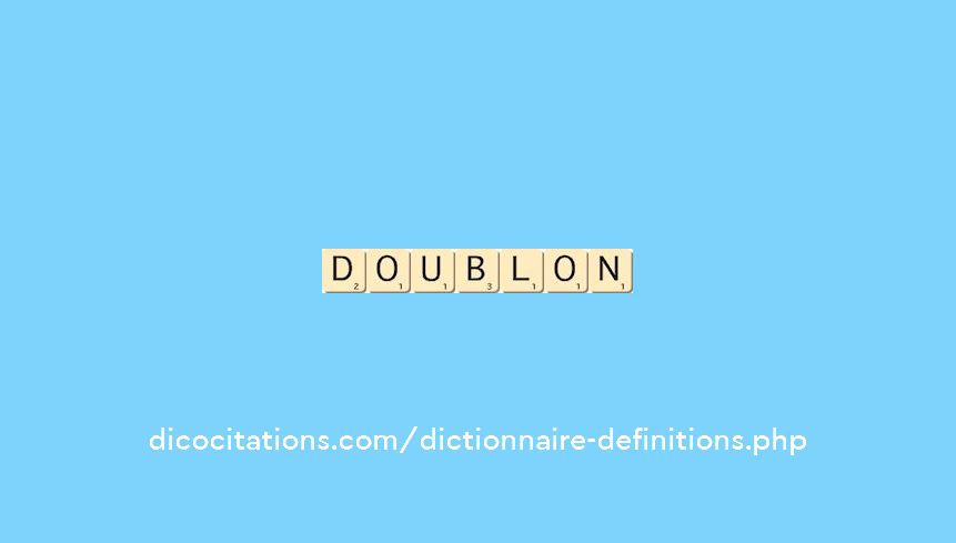 doublon doublon