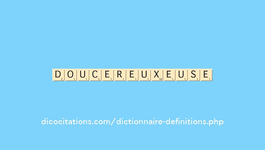 doucereux--euse