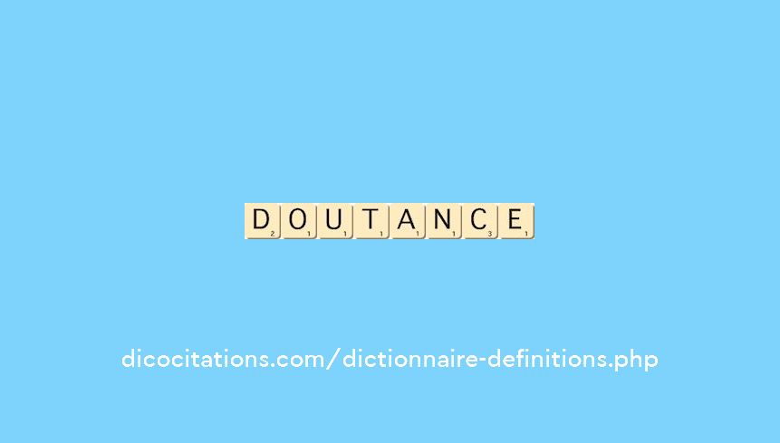 doutance doutance