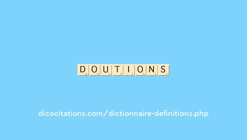 doutions doutions