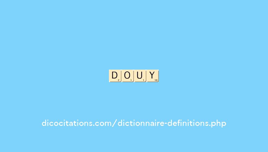 douy douy