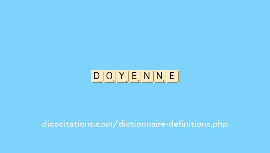 doyenne
