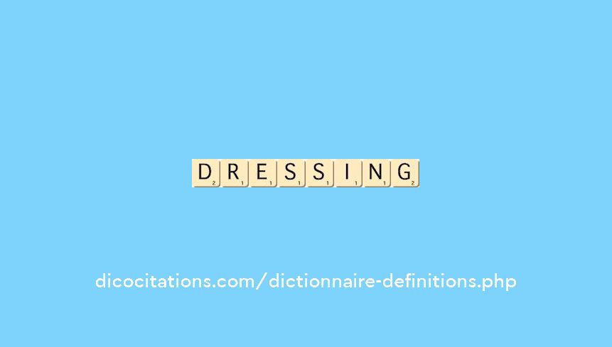 dressing dressing