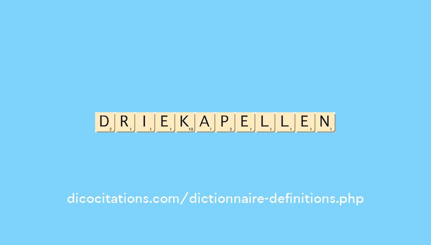driekapellen driekapellen