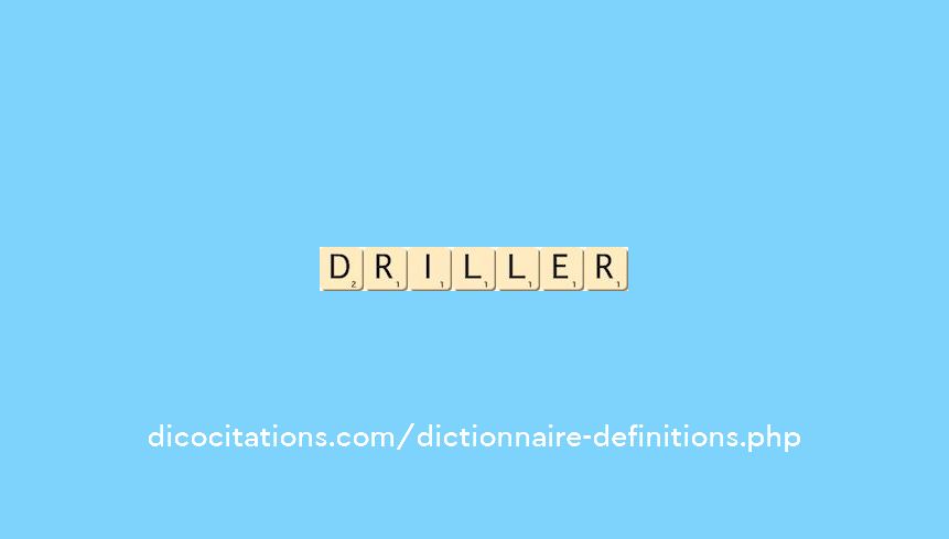 driller