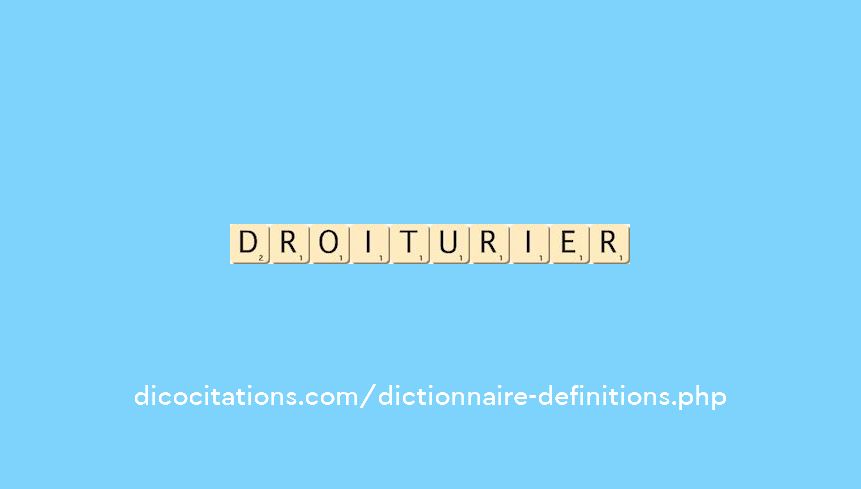 droiturier