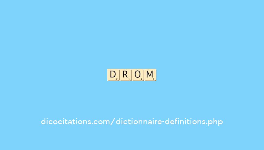 drom