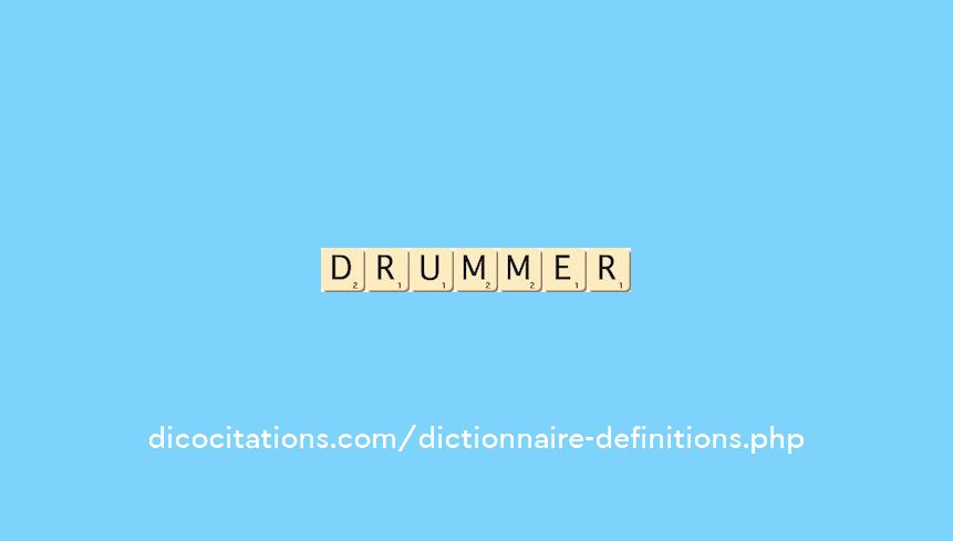 drummer drummer
