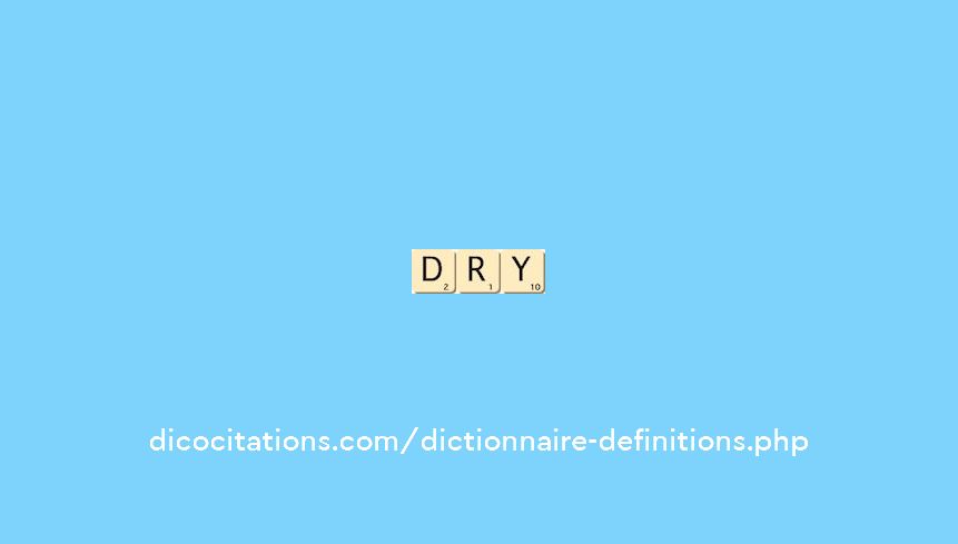 dry