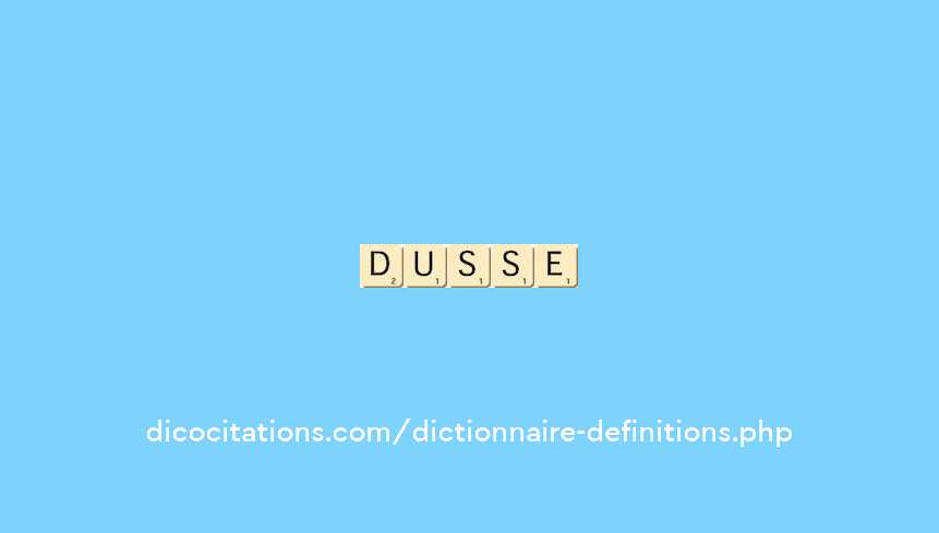 dusse dusse