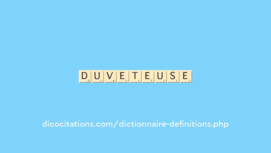 duveteuse duveteuse