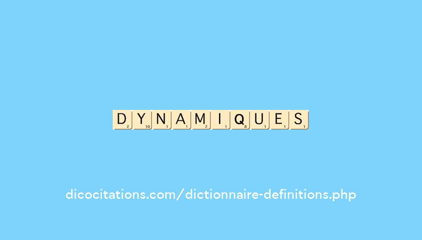 dynamiques dynamiques